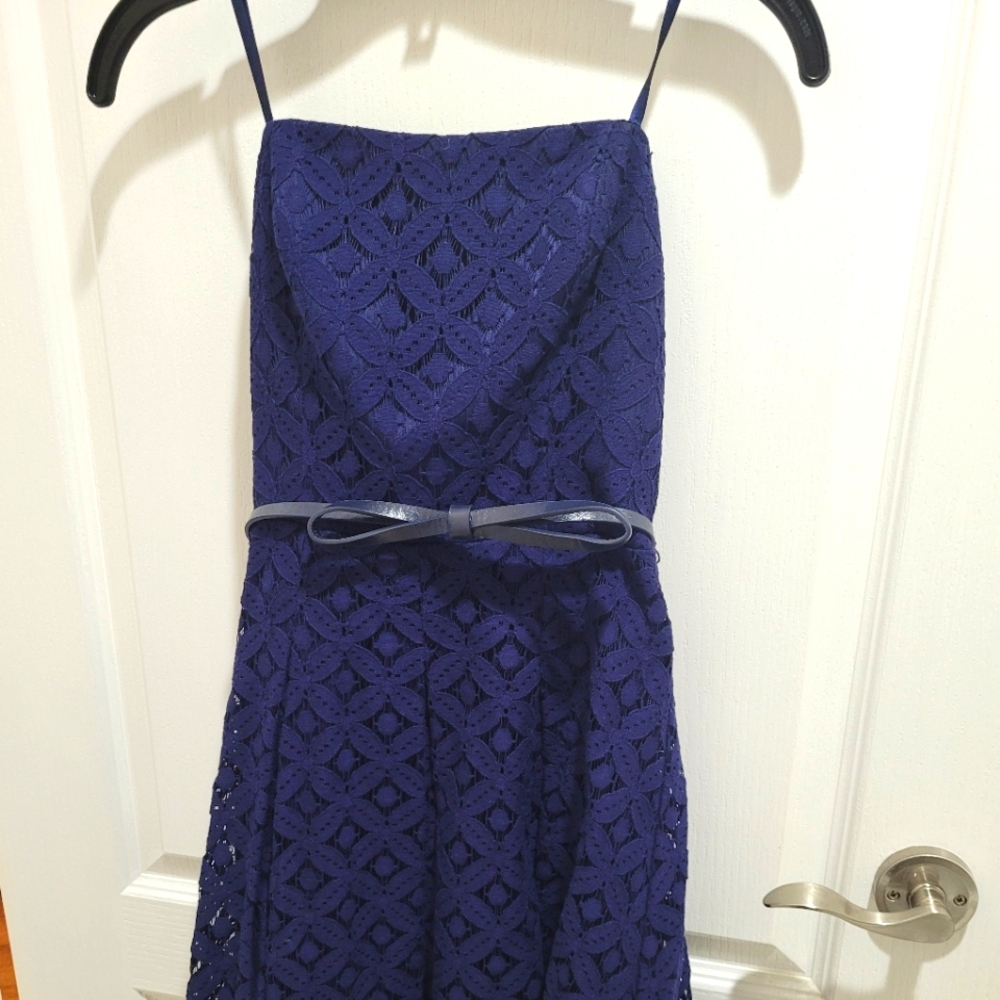 strapless laces dress